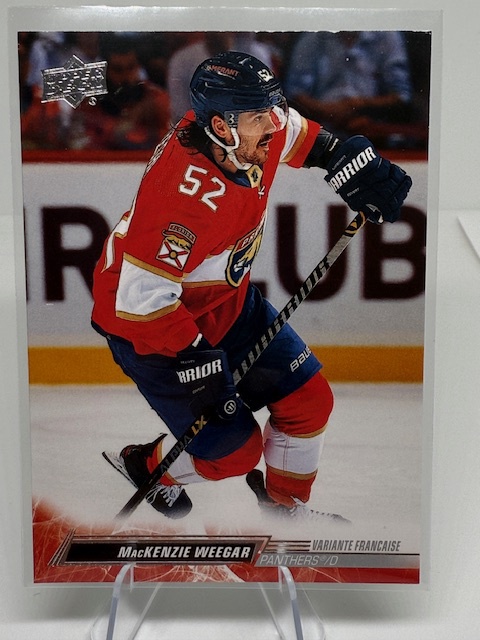 2022-23 Upper Deck - French (Variante Française) MacKenzie Weegar #79 front