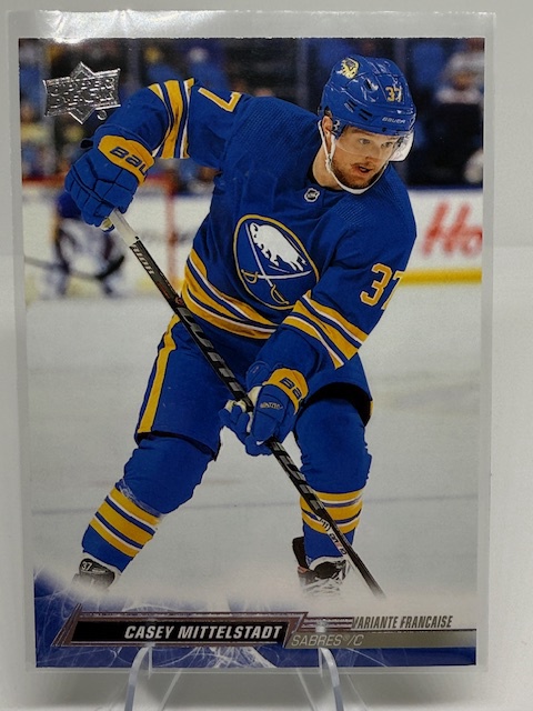 2022-23 Upper Deck - French (Variante Française) Casey Mittelstadt #20 front