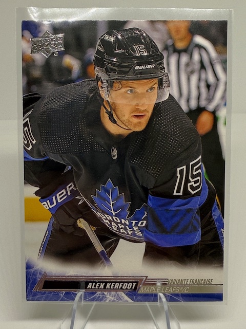 2022-23 Upper Deck - French (Variante Française) Alex Kerfoot #168 front