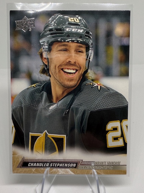2022-23 Upper Deck - French (Variante Française) Chandler Stephenson #184 front