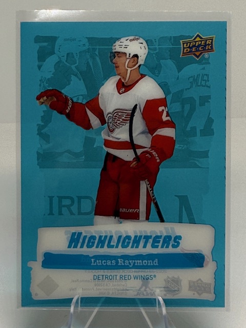 2022-23 Upper Deck - Highlighters Lucas Raymond #HL-20 front