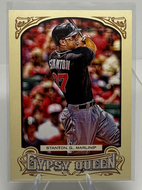 2014 Topps Gypsy Queen Giancarlo Stanton #165 front