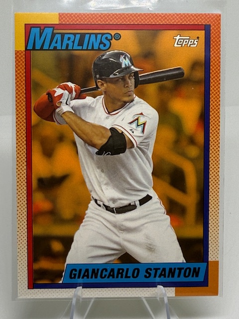 2013 Topps Archives - Orange Day Glow Giancarlo Stanton #178 front