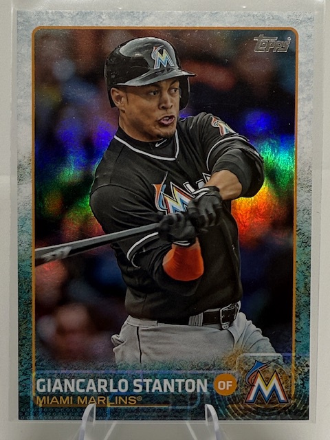 2015 Topps - Rainbow Foil Giancarlo Stanton #150 front