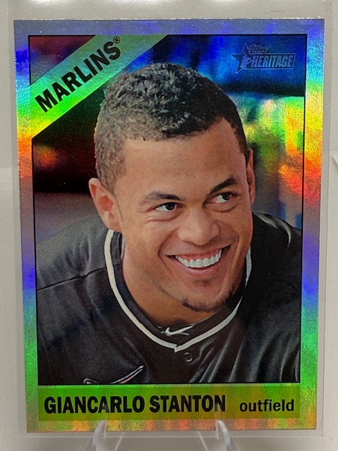 2015 Topps Heritage - Chrome Retail Foil Giancarlo Stanton #THC-426 front