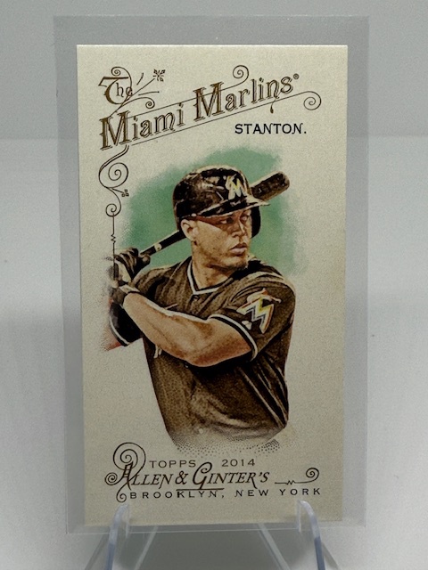 2014 Topps Allen & Ginter - Mini A & G Back Giancarlo Stanton #83 front