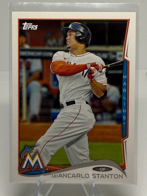2014 Topps Miami Marlins Giancarlo Stanton #MIA-1 front