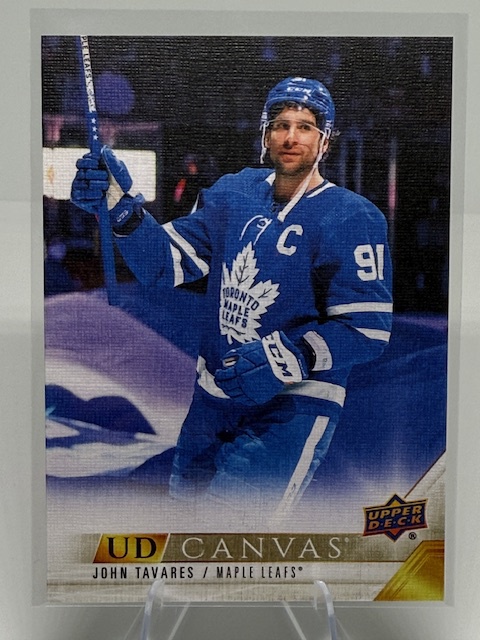 2022-23 Upper Deck - UD Canvas John Tavares #C78 front