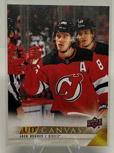 2022-23 Upper Deck - UD Canvas Jack Hughes #C49 front