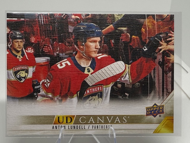 2022-23 Upper Deck - UD Canvas Anton Lundell #C36 front