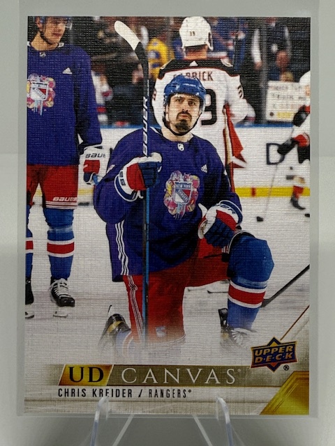 2022-23 Upper Deck - UD Canvas Chris Kreider #C54 front