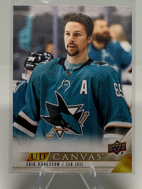 2022-23 Upper Deck - UD Canvas Erik Karlsson #C66 front