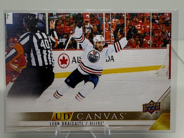 2022-23 Upper Deck - UD Canvas Leon Draisaitl #C153 front