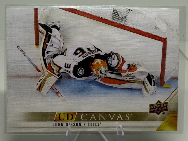 2022-23 Upper Deck - UD Canvas John Gibson #C2 front