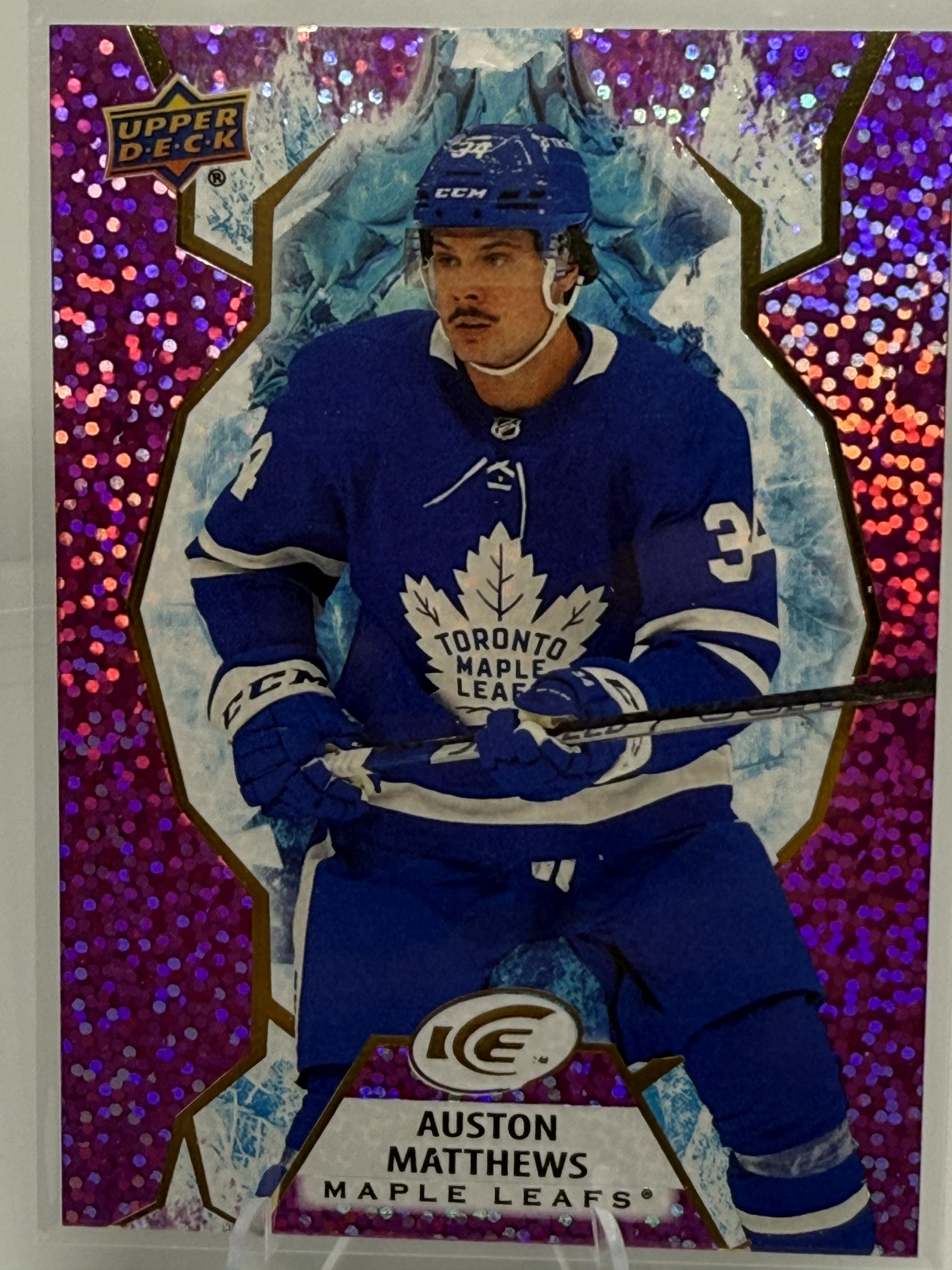 2021-22 Upper Deck Ice - Lavender Auston Matthews #62 front