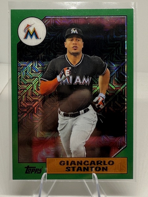 2017 Topps Giancarlo Stanton #87-GST front