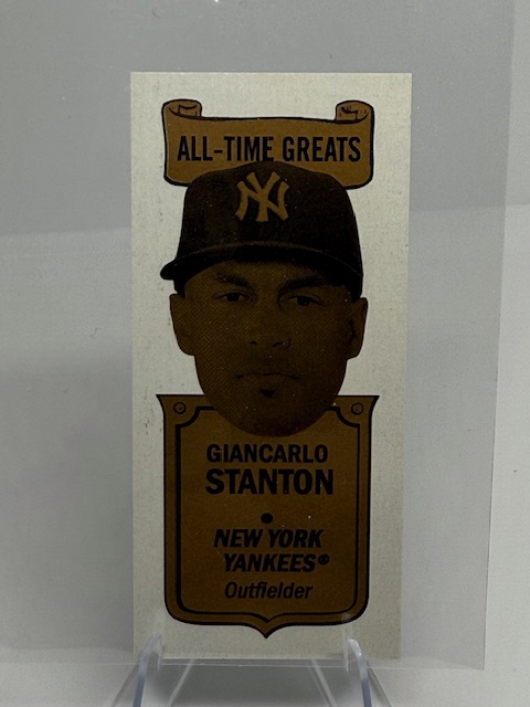 2018 Topps Heritage - 1969 Topps Bazooka All-Time Greats Giancarlo Stanton #69BG-15 front