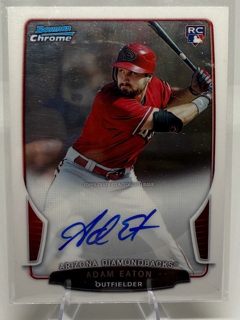 2013 Bowman - Chrome Rookie Autographs Adam Eaton #ACR-AE AU front