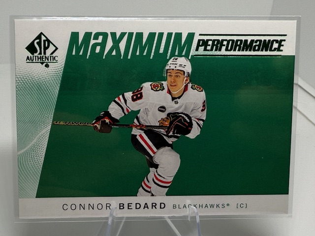 2024-25 SP Authentic - Maximum Performance Green Connor Bedard #MP-19 front