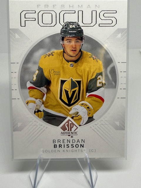 2024-25 SP Authentic - Freshman Focus Brendan Brisson #FF-15 front