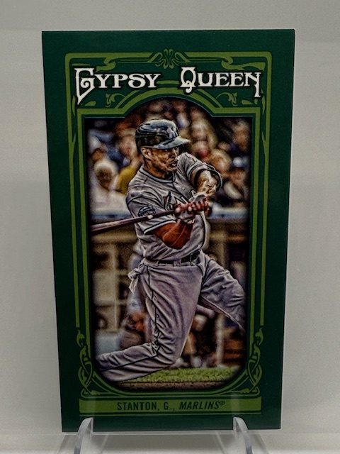 2013 Topps Gypsy Queen - Mini Green Giancarlo Stanton #276 SN99 front
