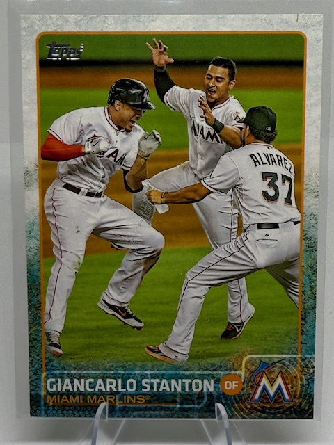 2015 Topps Giancarlo Stanton #150b SP front