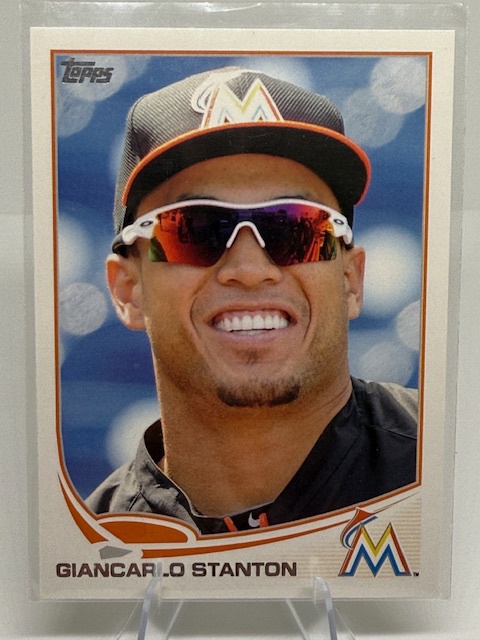 2013 Topps Giancarlo Stanton #127b SP front