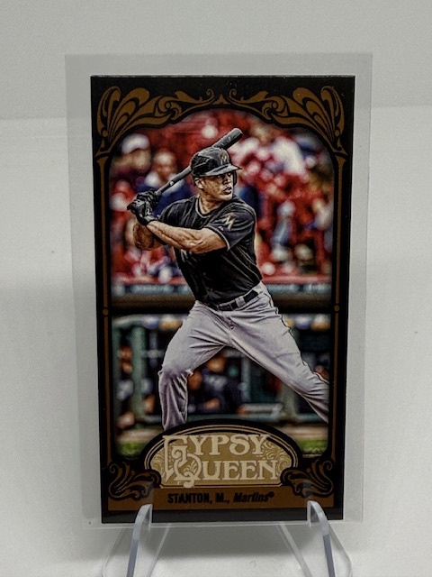 2012 Topps Gypsy Queen - Mini Black Mike Stanton #147 front