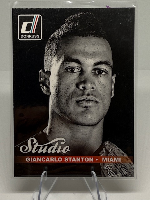 2014 Donruss - Studio Series 2 Giancarlo Stanton #9 front