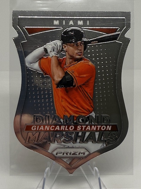 2015 Panini Prizm - Diamond Marshals Giancarlo Stanton #5 front