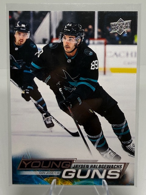 2022-23 Upper Deck Jayden Halbgewachs #456 RC front