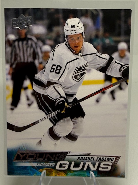 2022-23 Upper Deck Samuel Fagemo #211 RC front