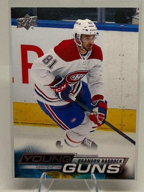 2022-23 Upper Deck Brandon Baddock #460 RC front
