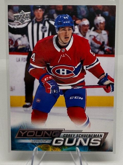 2022-23 Upper Deck Corey Schueneman #473 RC front