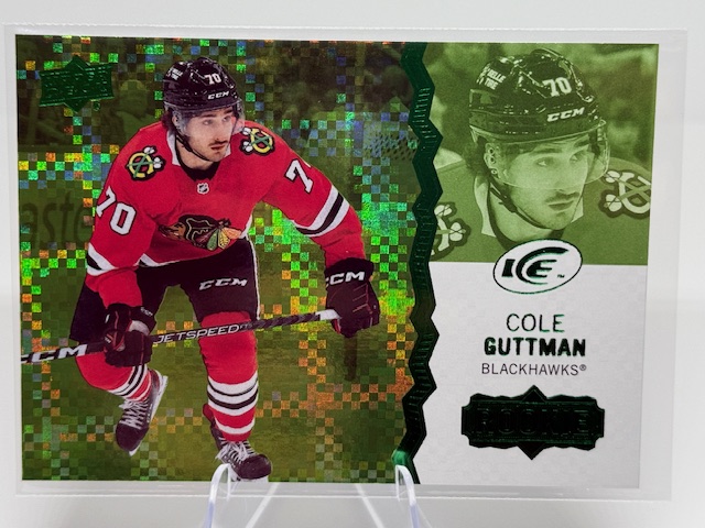 2023-24 Upper Deck Ice - Green Cole Guttman #123 front