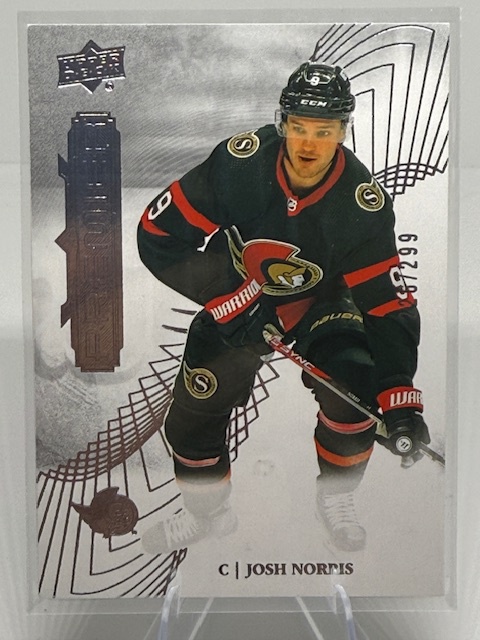2022-23 Upper Deck Premier Josh Norris #20 SN299 front