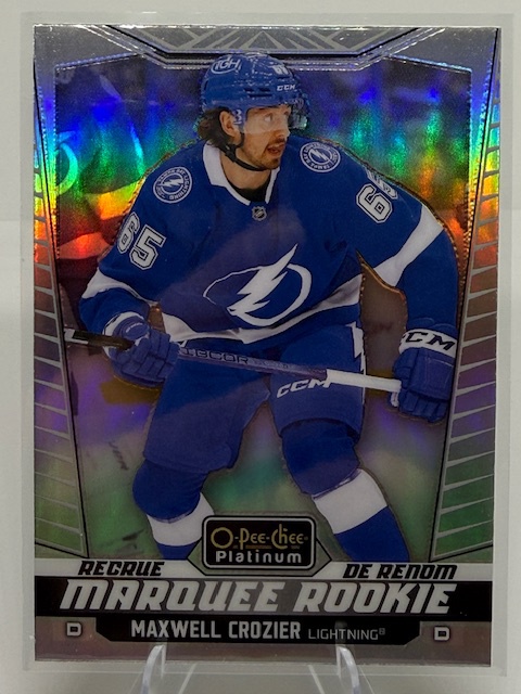 2024-25 O-Pee-Chee Platinum - Rainbow Maxwell Crozier #259 front