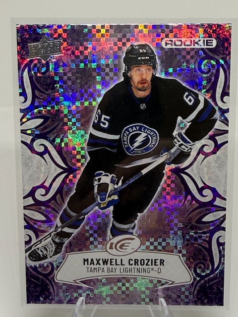 2024-25 Upper Deck Ice - Purple Maxwell Crozier #108 front