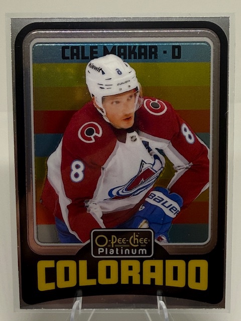 2024-25 O-Pee-Chee Platinum - Retro Cale Makar #R9 front