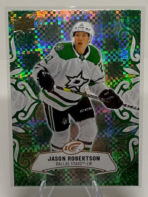 2024-25 Upper Deck Ice - Emerald Green Jason Robertson #48 front