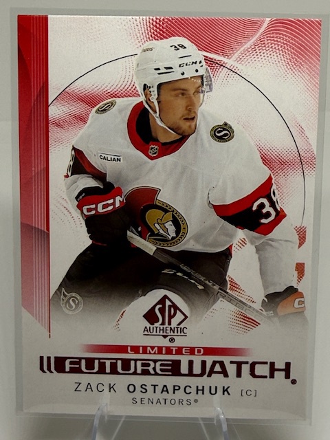 2024-25 SP Authentic - Limited Red Zack Ostapchuk #126 front