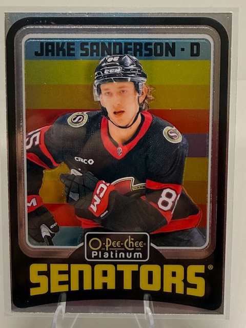 2024-25 O-Pee-Chee Platinum - Retro Jake Sanderson #R55 front