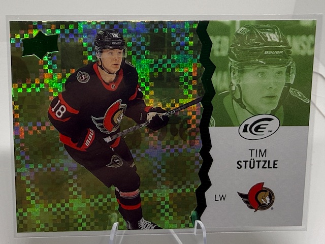 2023-24 Upper Deck Ice - Green Tim Stutzle #77 front