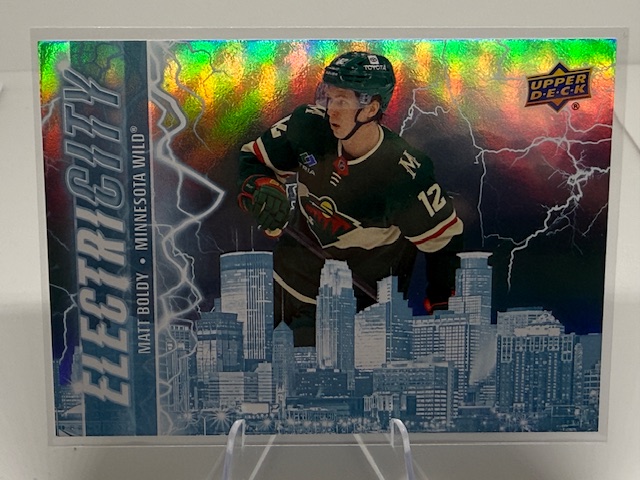2024-25 Upper Deck - ElectriCITY Matt Boldy #EC-32 front