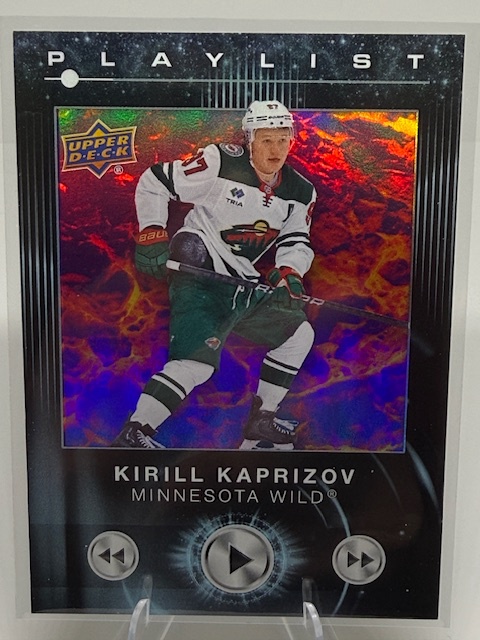 2024-25 Upper Deck - Playlist Kirill Kaprizov #PL-4 front