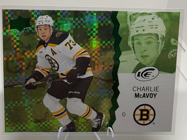 2023-24 Upper Deck Ice - Green Charlie McAvoy #46 front