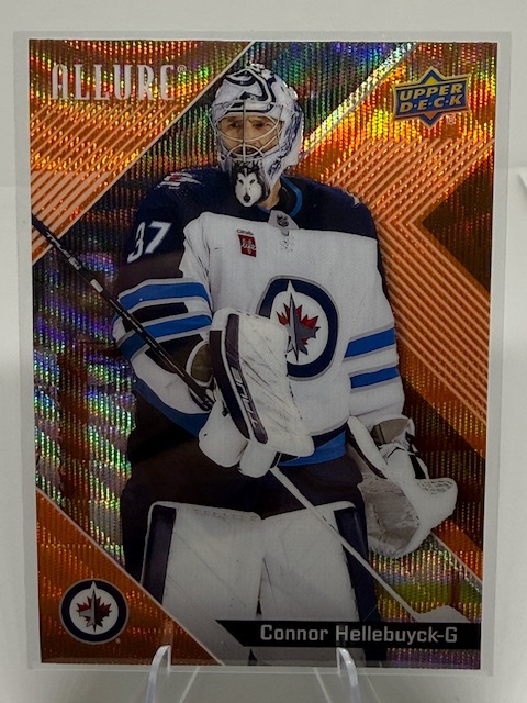 2024-25 Upper Deck Allure - Orange Slice Connor Hellebuyck #43 front