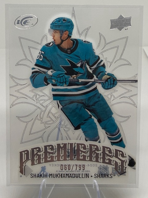 2024-25 Upper Deck Ice Shakir Mukhamadullin #198 RC, SN799 front