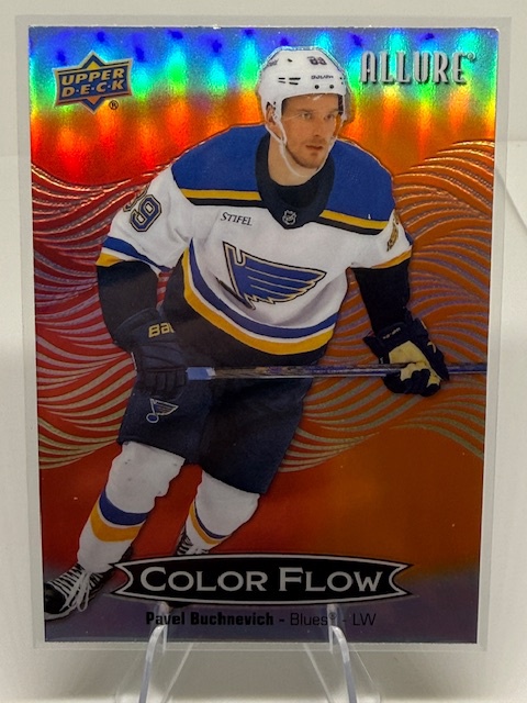 2024-25 Upper Deck Allure - Color Flow Red-Orange Pavel Buchnevich #CFL-44 front