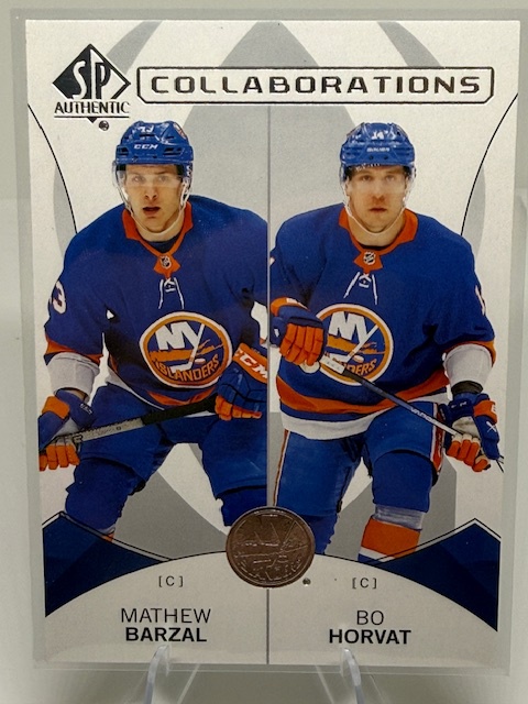 2024-25 SP Authentic - Collaborations Mathew Barzal / Bo Horvat #C-16 front
